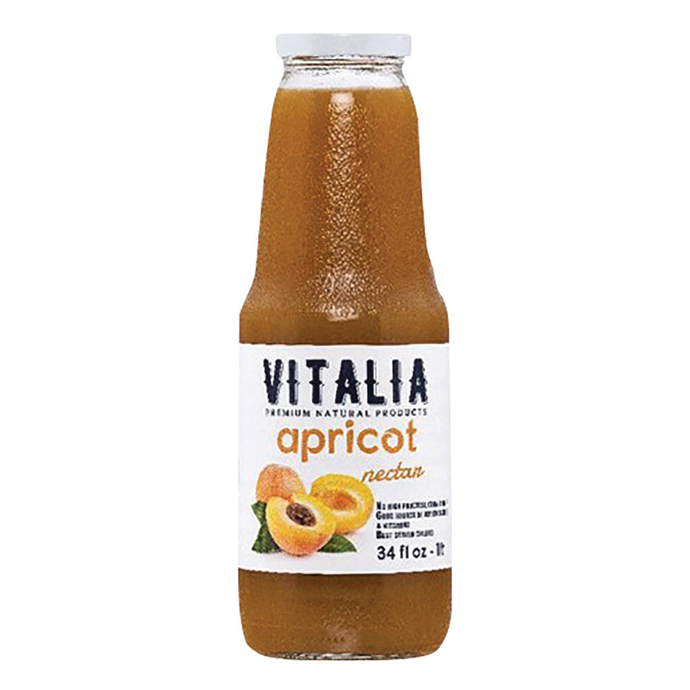 Wholesale Vitalia Apricot Nectar 34 Oz Bottle- Bulk