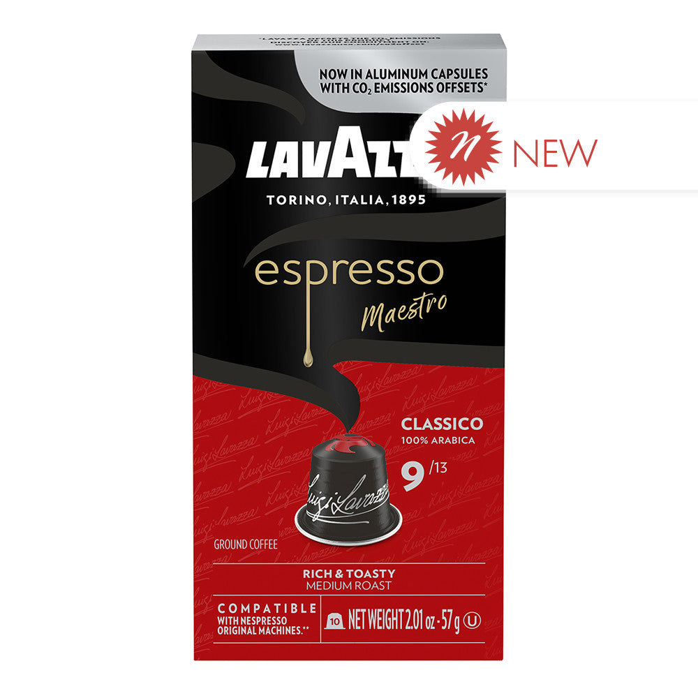 Lavazza - Nespresso Capsule Esprsso Maestro - 10Ct
