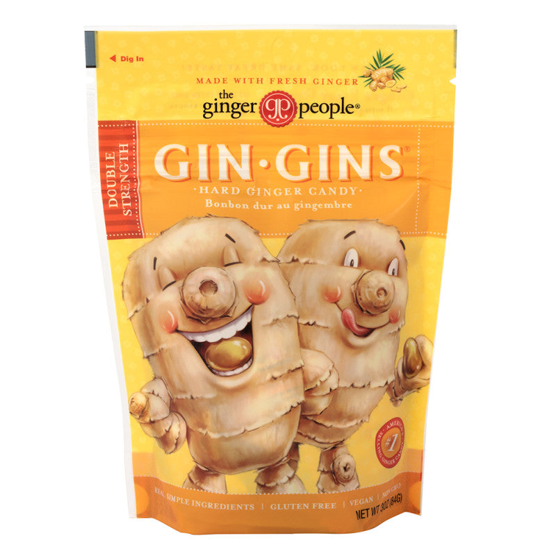 Wholesale Ginger People Gin Gins Hard Candy 3 Oz Bag- Bulk