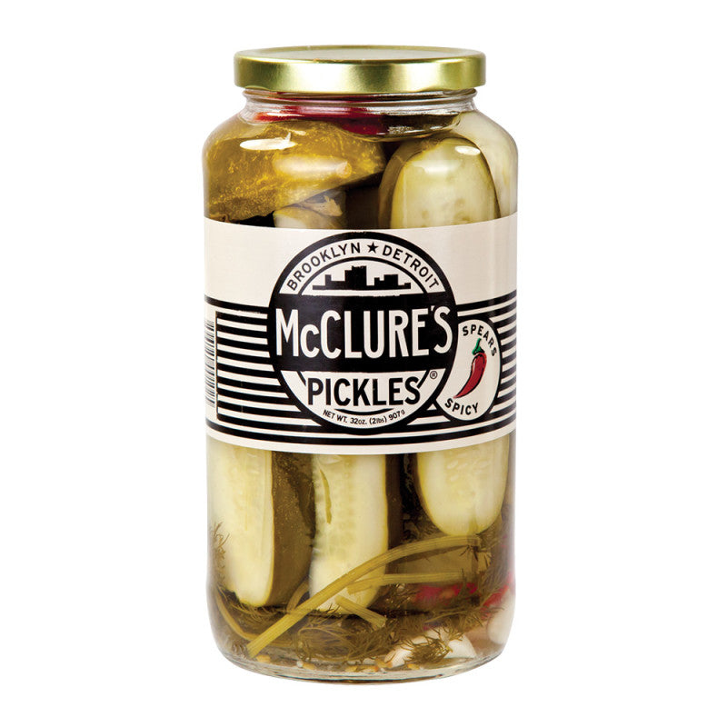 Wholesale Mcclure's Spicy Pickle Spears 32 Oz Jar- Bulk