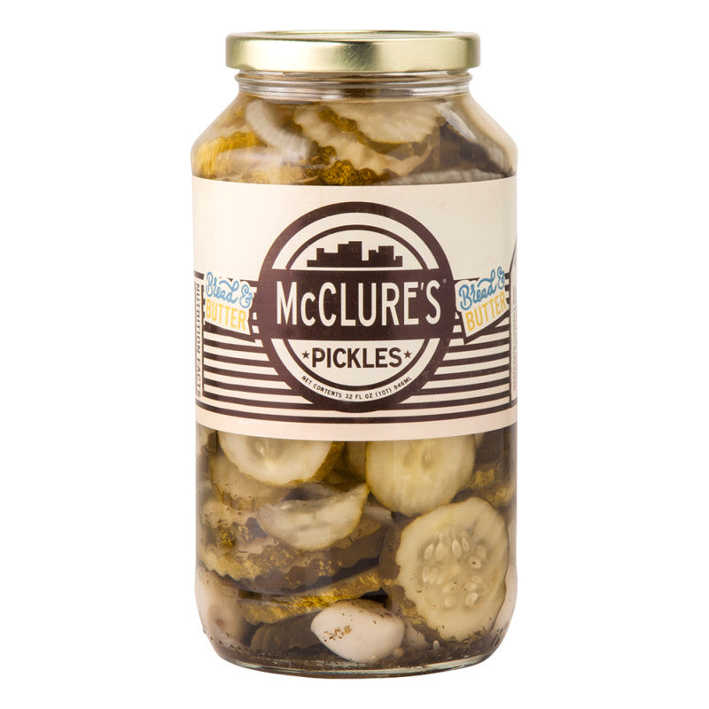 Wholesale Mcclure's Bread And Butter Pickles 32 Oz Jar- Bulk
