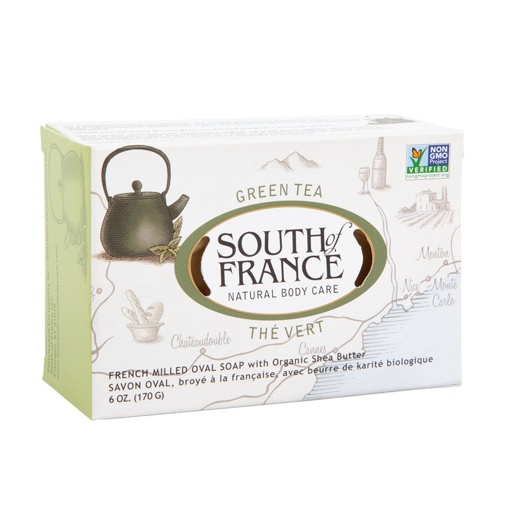 Wholesale South Of France Green Tea Soap 6 Oz Bar- Bulk