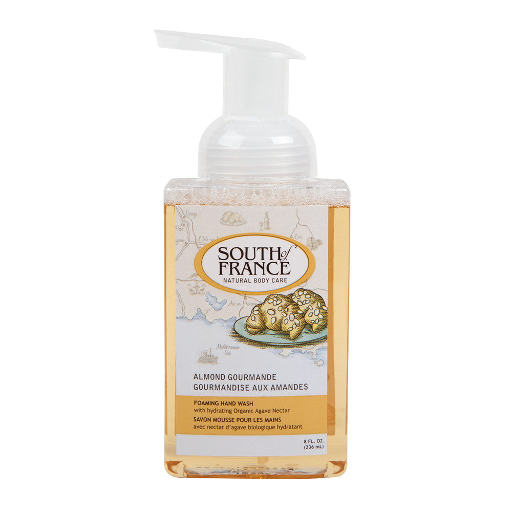 Wholesale South Of France Almond Gourmande Foam Hand Wash 8 Oz Pump Bottle- Bulk