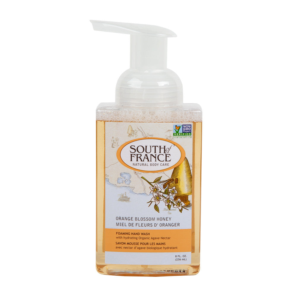 Wholesale South Of France Orange Blossom Honey Foam Hand Wash 8 Oz Pump Bottle- Bulk