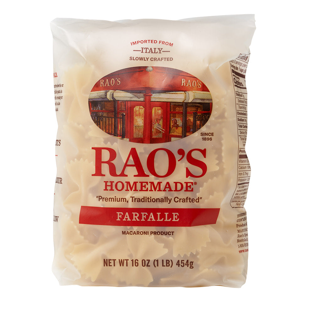 Wholesale Raos Homemade Farfalle 16 Oz Pouch- Bulk