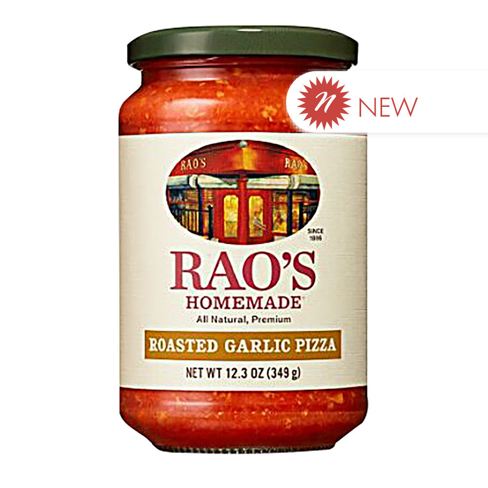 Rao'S Roasted Garlic Pizza Sauce 12.3 Oz Glass Jar