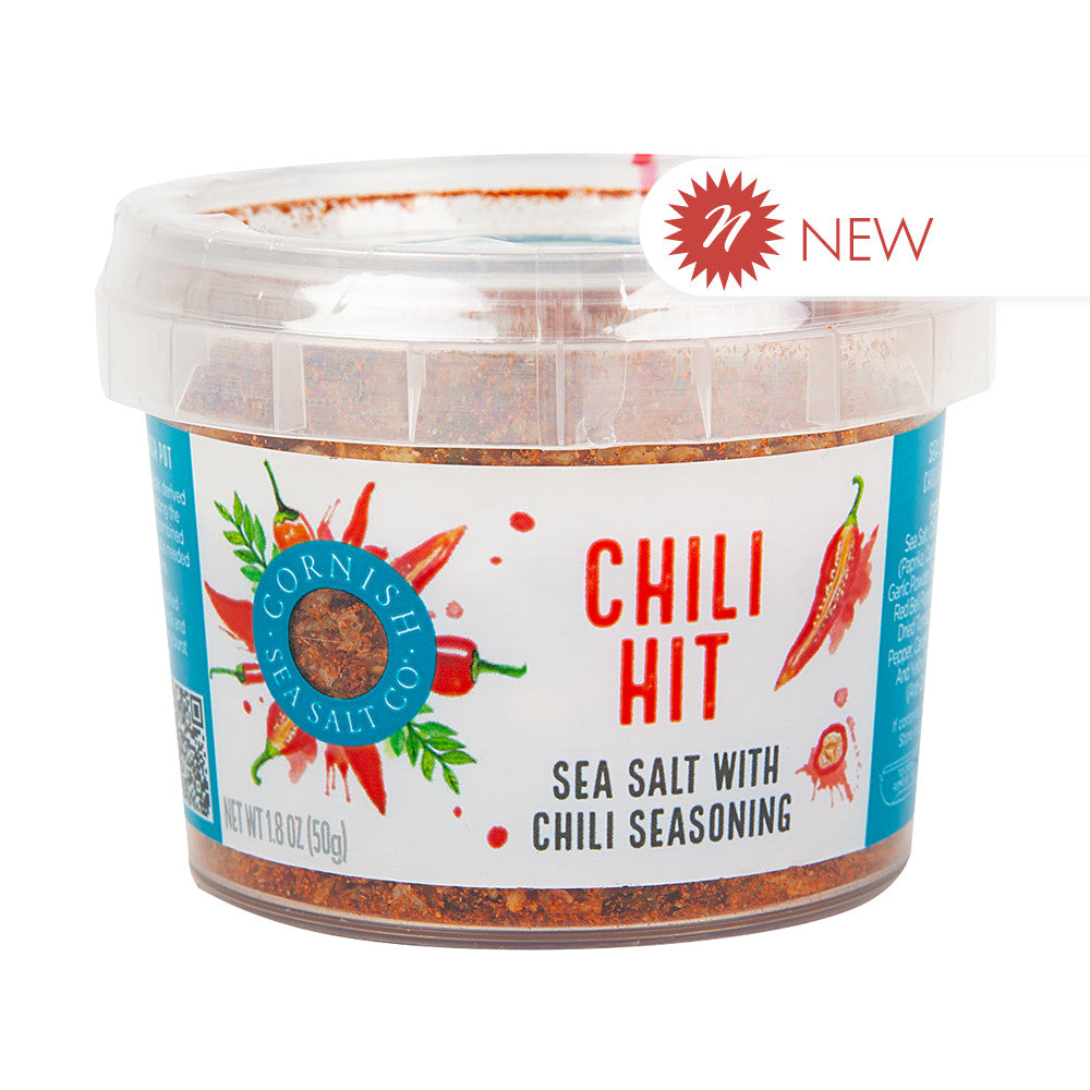 Wholesale Cornish Sea Salt Chili Hit 1.8 Oz Tub- Bulk