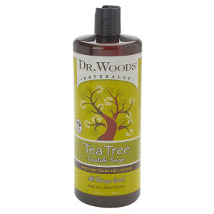 Wholesale Dr. Woods Tea Tree Liquid Soap With Shea Butter 32 Oz Bottle 1ct Each Bulk