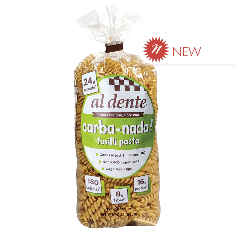 Wholesale Al Dente Carba Nada Fusilli 12 Oz Bag- Bulk