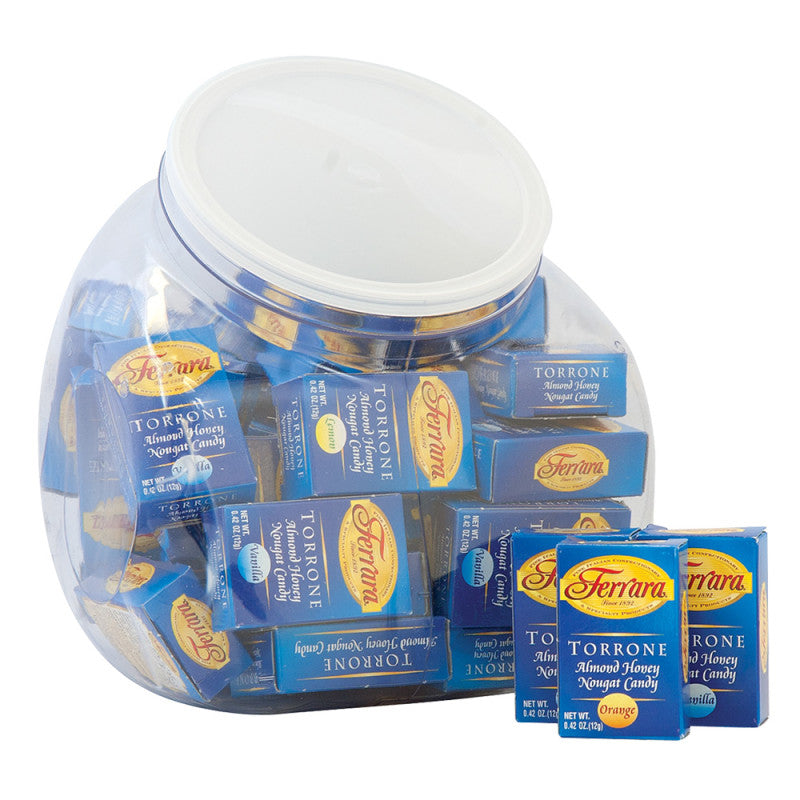 Wholesale Ferrara Torrone Nougat Display 0.05 Oz- Bulk