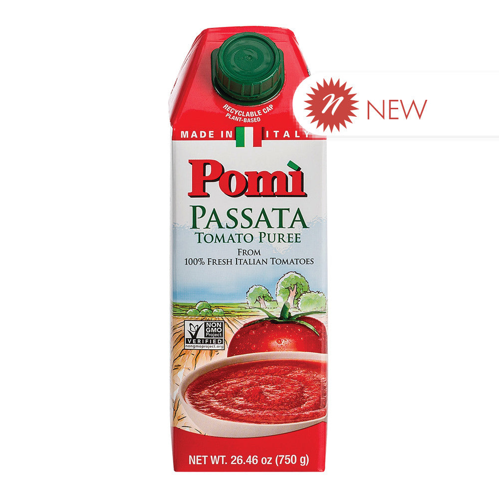 Wholesale Pomi Passata Tomato Puree 26.46 Oz Tetra Pack- Bulk