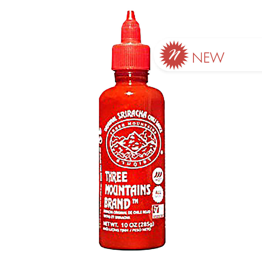 Wholesale Three Mountains - Original Red Sriracha Sauce - 10Oz- Bulk