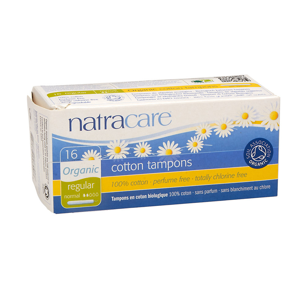 Wholesale Natracare Organic Regular Tampons Applicator Style- Bulk