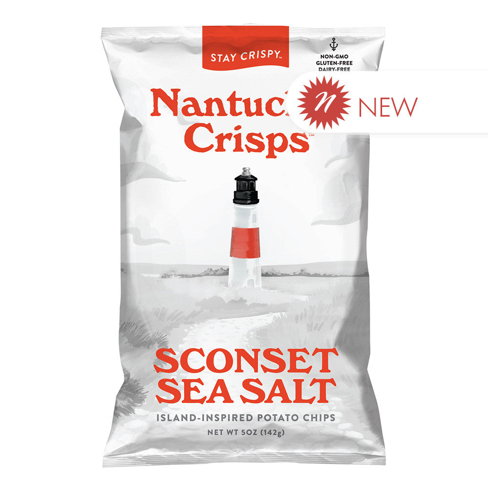 Wholesale Nantucket Crisps Sconset Sea Salt 5 Oz Bag- Bulk