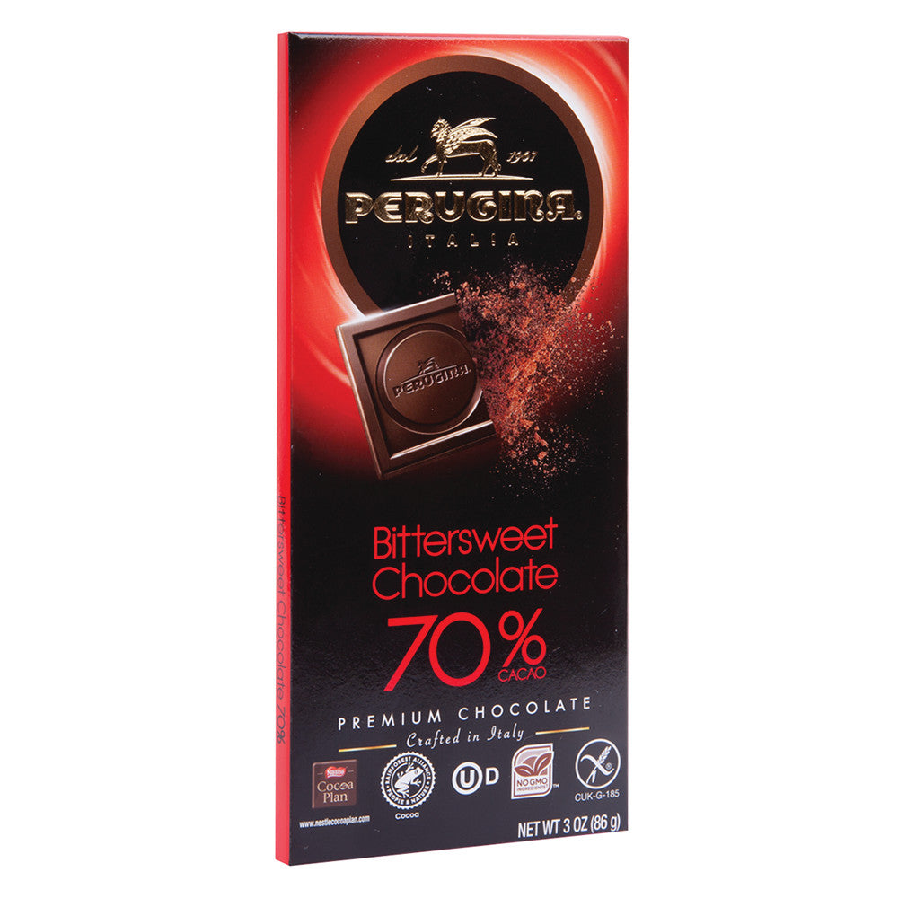 Wholesale Perugina Bittersweet Chocolate 70% 3 Oz Bar- Bulk