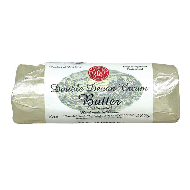 Wholesale Double Devon Cream Butter Slightly Salted 8 Oz- Bulk