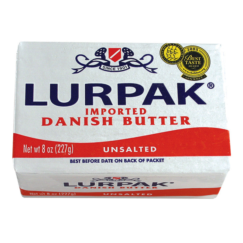 Wholesale Lurpak Unsalted Sweet Danish Butter 8 Oz- Bulk