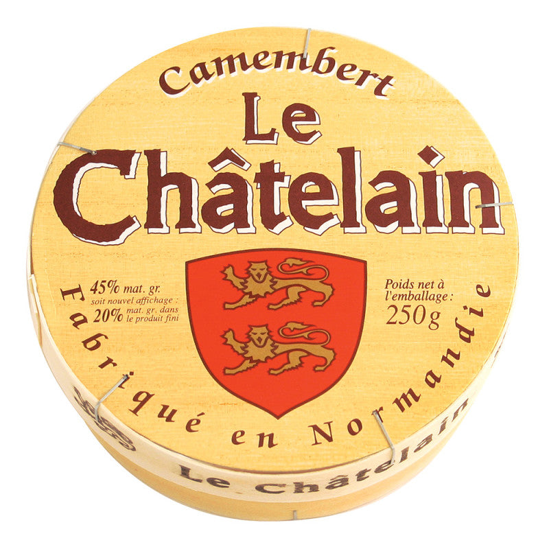 Wholesale Camembert Le Chatelain Wood 8 Oz Box- Bulk