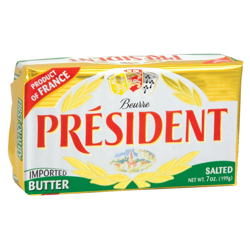 Wholesale President Salted Butter 7 Oz Bar- Bulk