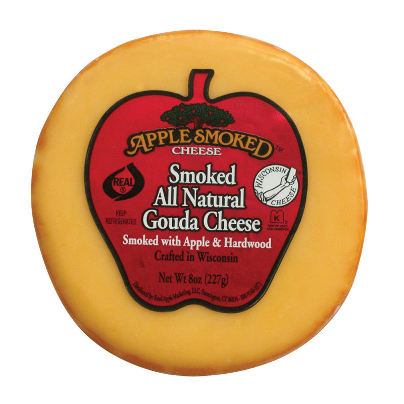 Wholesale Apple Smoked All Natural Gouda Cheese 8 Oz Bulk