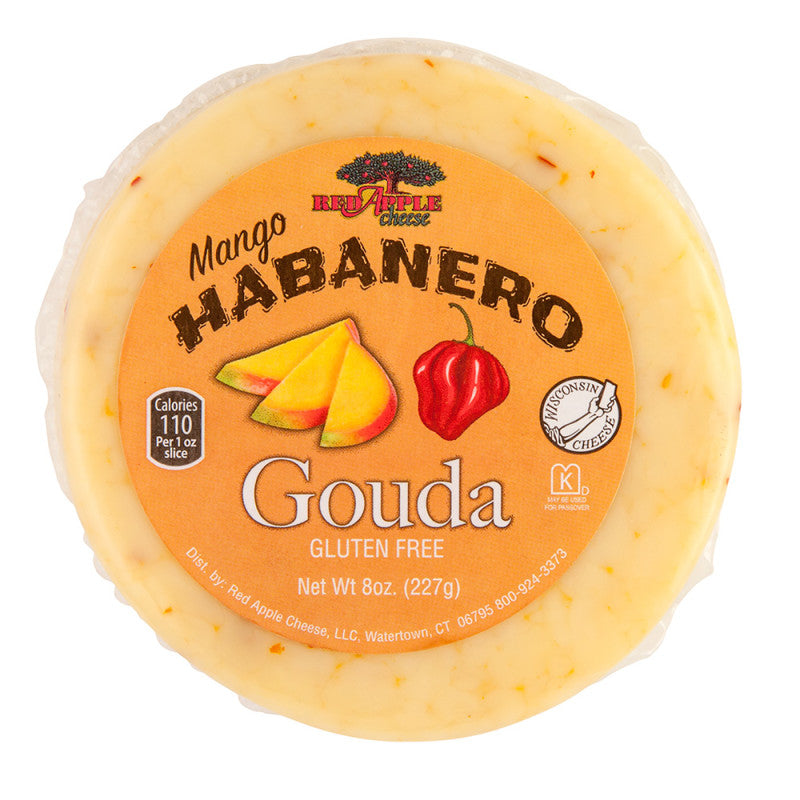 Wholesale Red Apple Mango Habanero Gouda Cheese 8 Oz Bulk