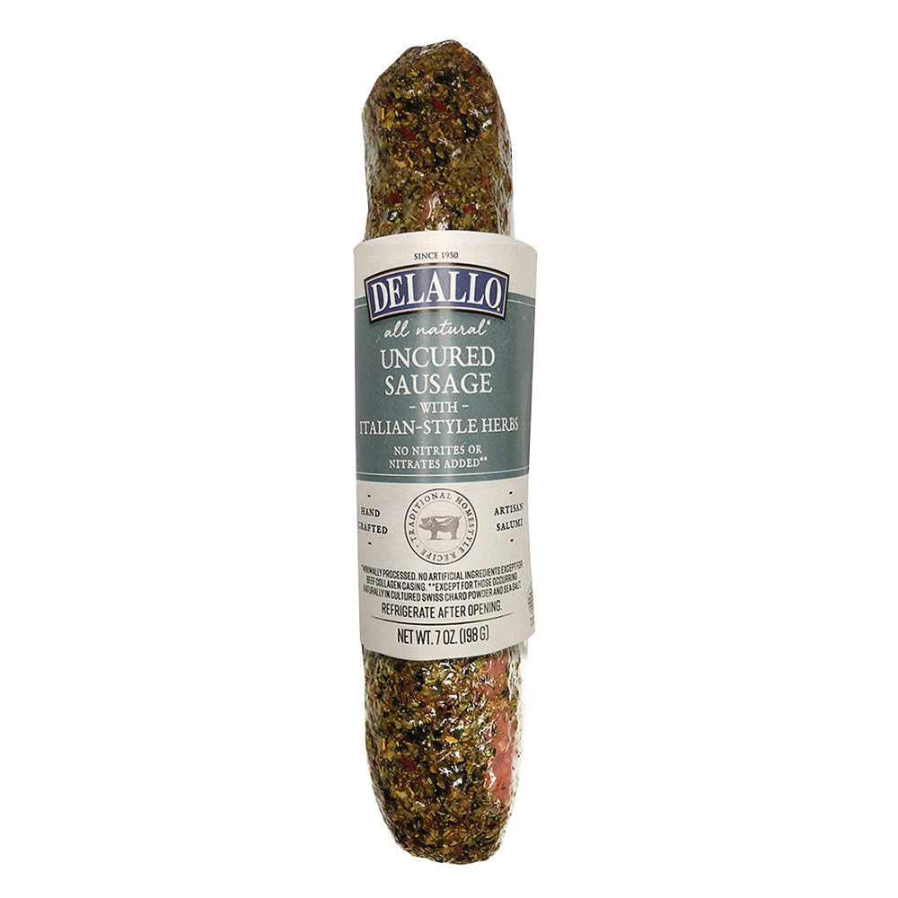 Delallo Italian Herb Dry Sausage 7 Oz