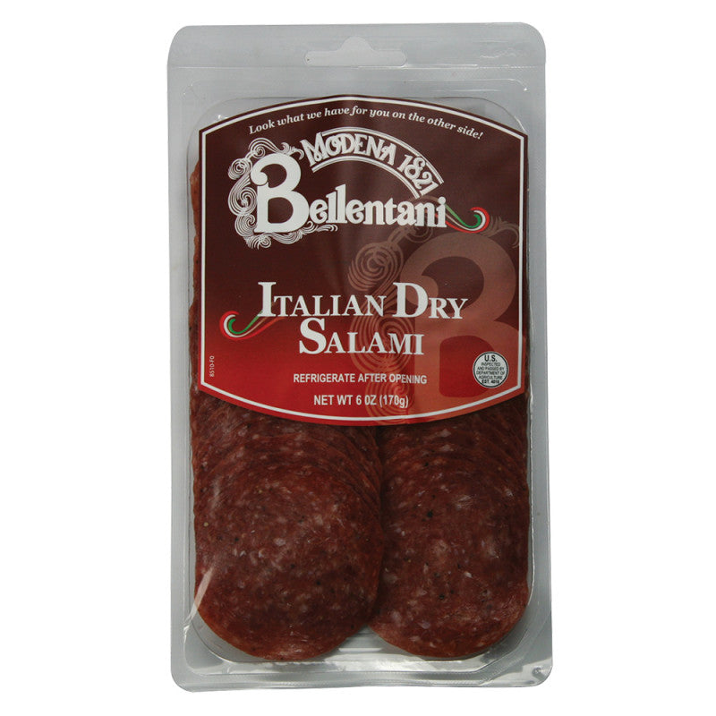Wholesale Bellentani Sliced Dry Italian Salami 6 Oz Bulk