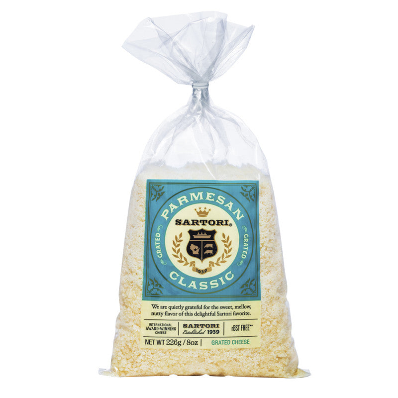 Wholesale Sartori Grated Parmesan Cheese 8 Oz Bag- Bulk