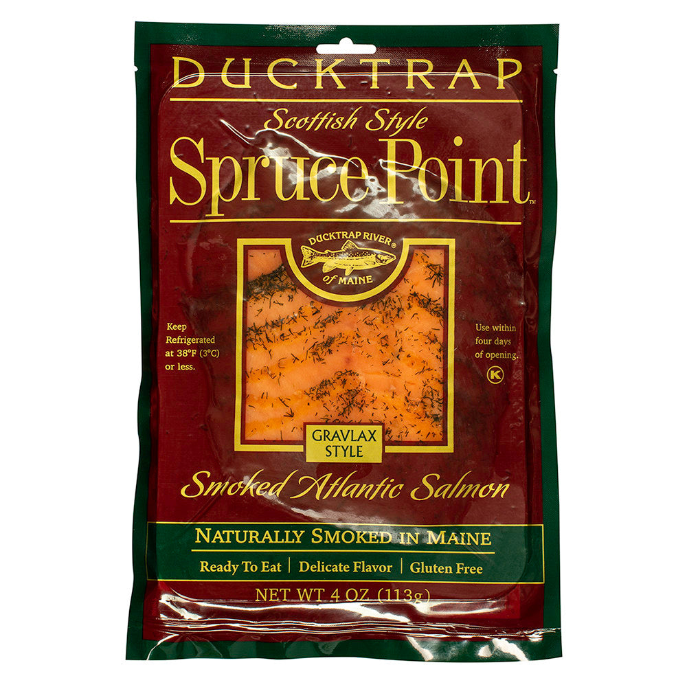 Wholesale Ducktrap Spruce Point Gravlax Atlantic Smoked Salmon 4 Oz- Bulk