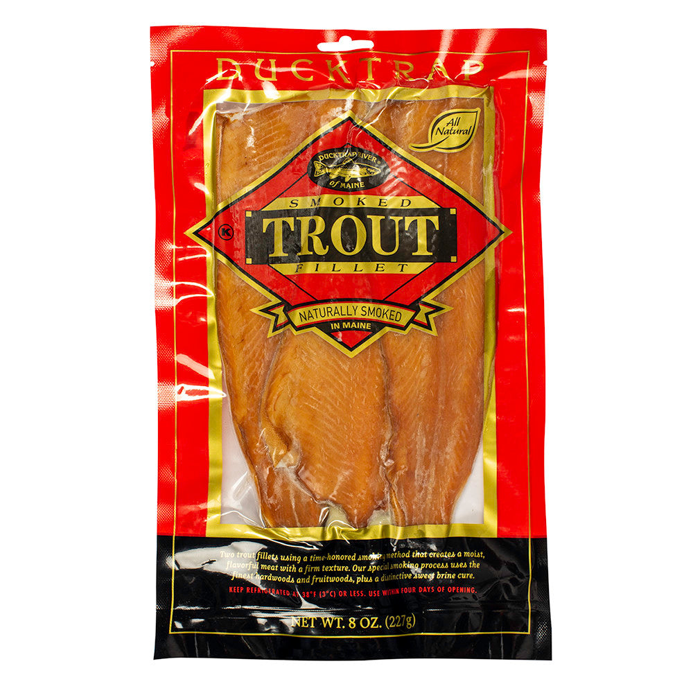 Wholesale Ducktrap Smoked Trout 8 Oz- Bulk