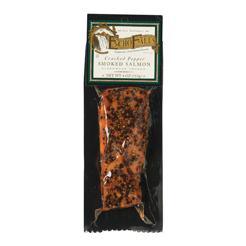 Wholesale Echo Falls Cracked Pepper Smoked Salmon 4 Oz- Bulk