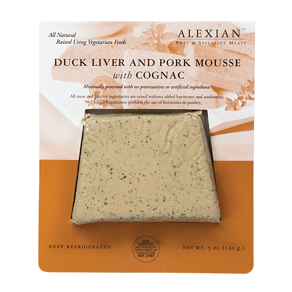 Alexian Duck Liver & Pork Mousse Pate With Cognac 5 Oz