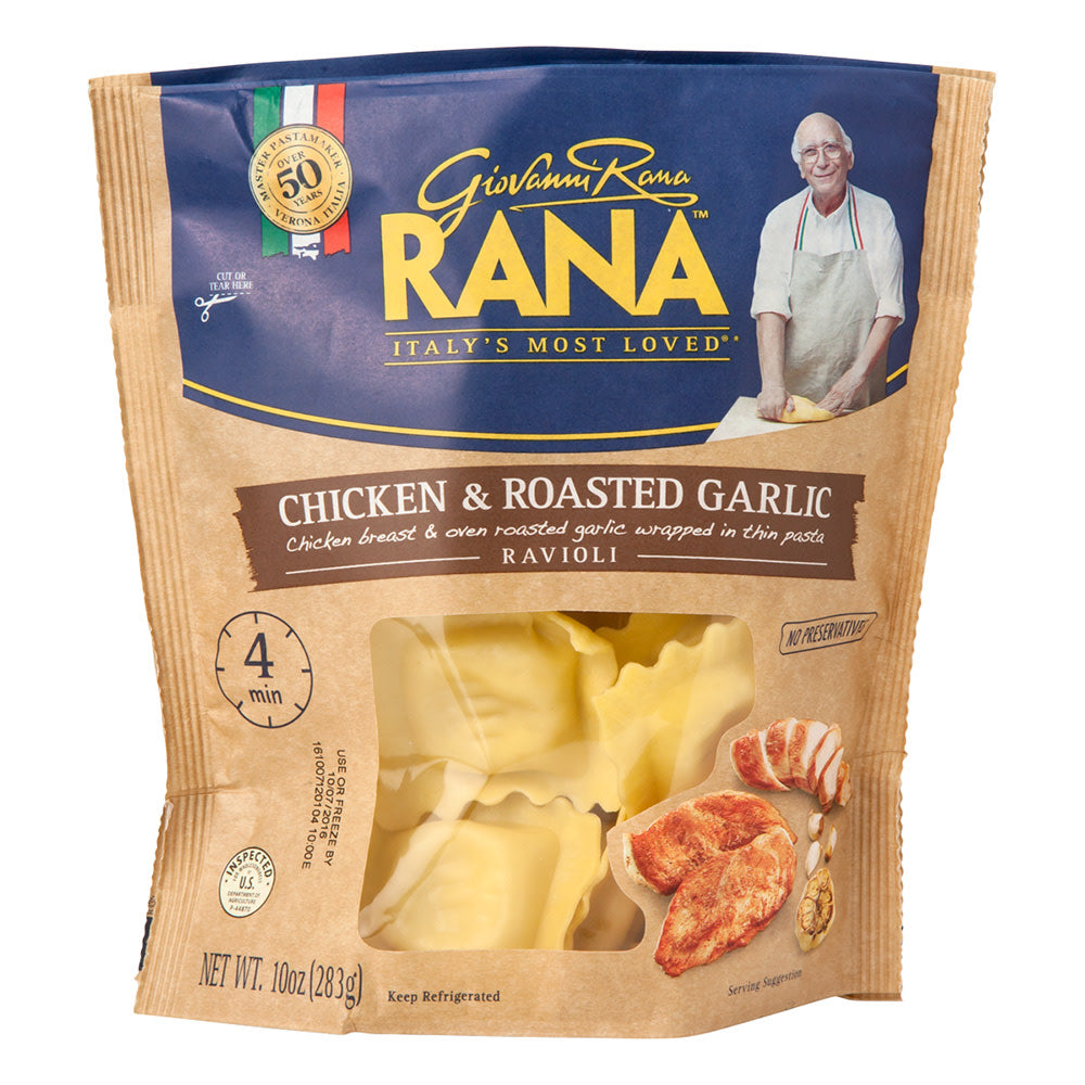 Wholesale Rana Chicken And Roasted Garlic Ravioli 10 Oz Pouch- Bulk