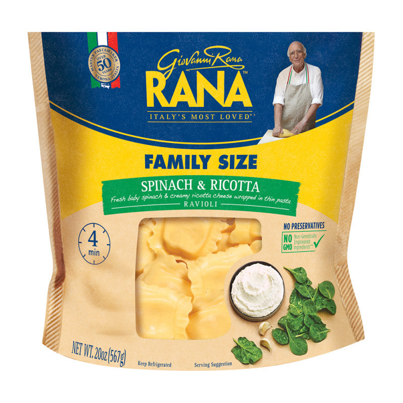 Wholesale Rana Spinach Ricotta Ravioli 20 Oz Pouch- Bulk