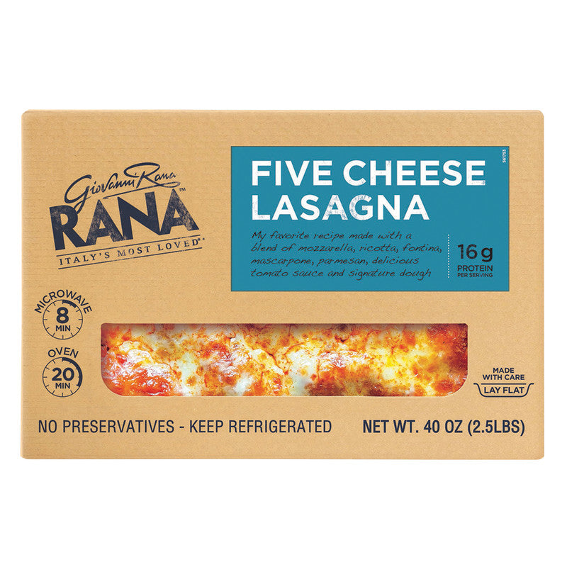 Wholesale Rana Five Cheese Lasagna 40 Oz Box- Bulk