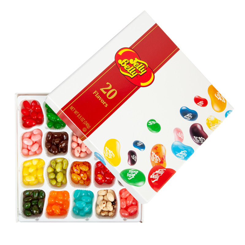 Wholesale Jelly Belly 20 Flavor Jelly Beans 8.5 Oz Gift Box- Bulk