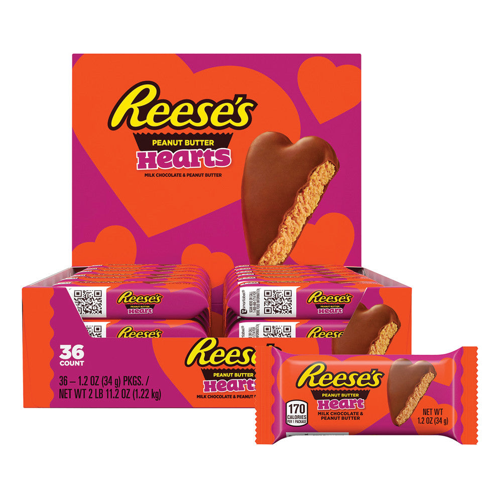 Wholesale Reese'S Peanut Butter Heart 1.2 Oz- Bulk