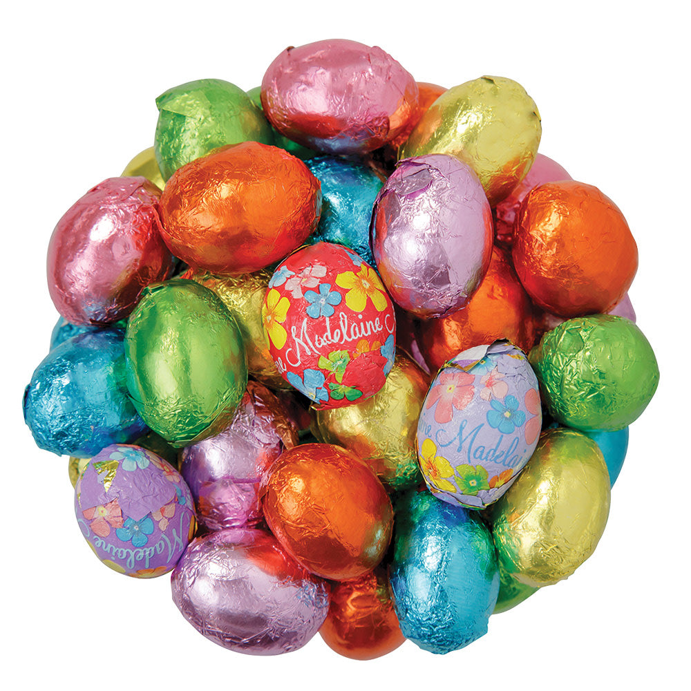 Wholesale Madelaine Milk Chocolate Foiled Easter Eggs- Bulk