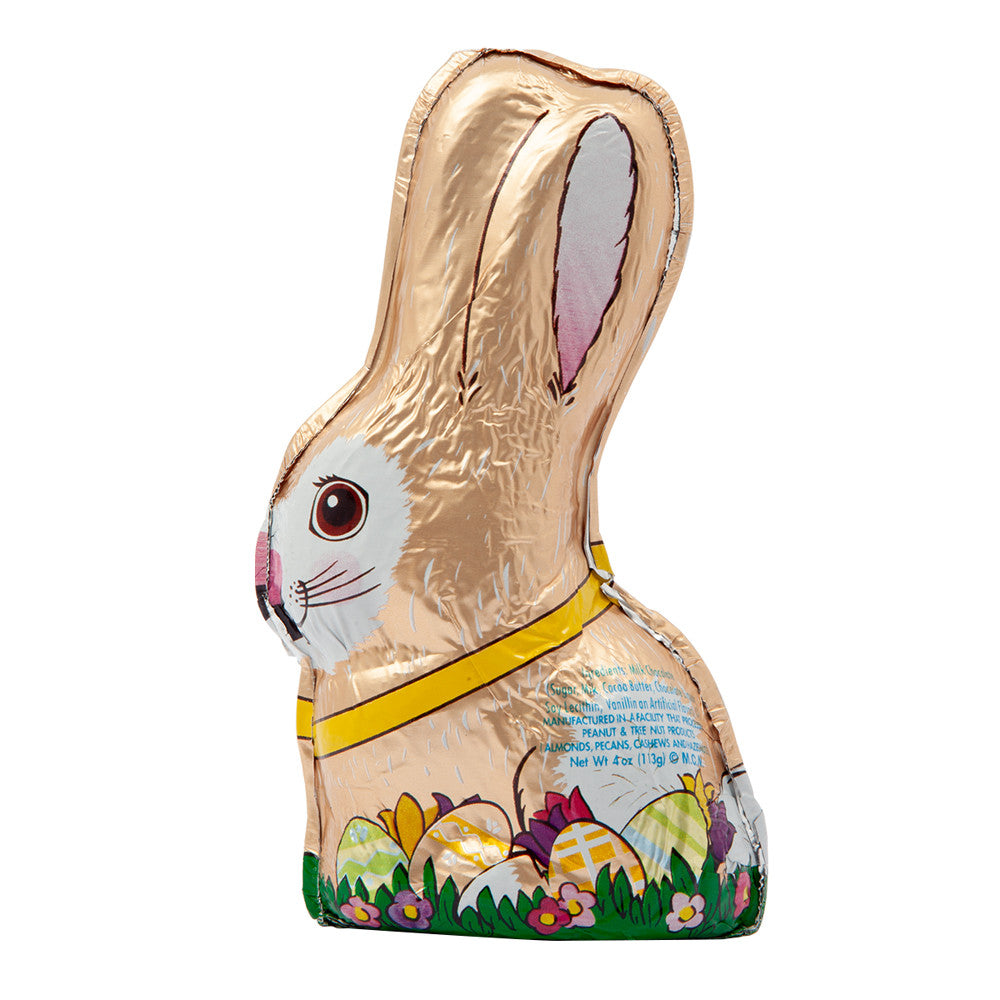 Wholesale Madelaine Milk Chocolate Foiled Semi Solid Rabbit 4 Oz- Bulk