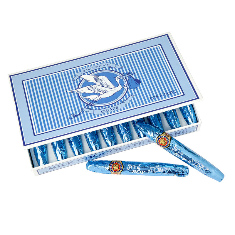 Wholesale Madelaine Milk Chocolate It's A Boy Cigars- Bulk