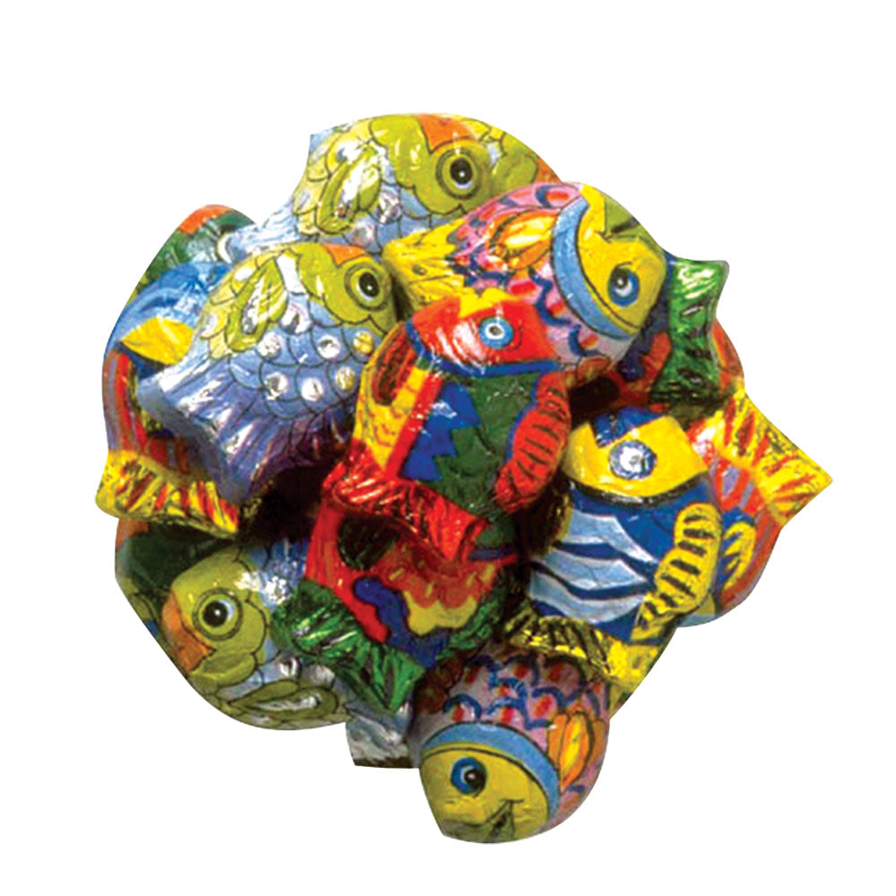Wholesale Madelaine Mini Milk Chocolate Foiled Fish- Bulk