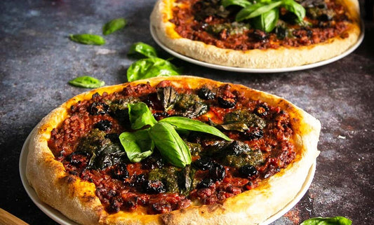 Sourdough Pesto Genovese Pizza