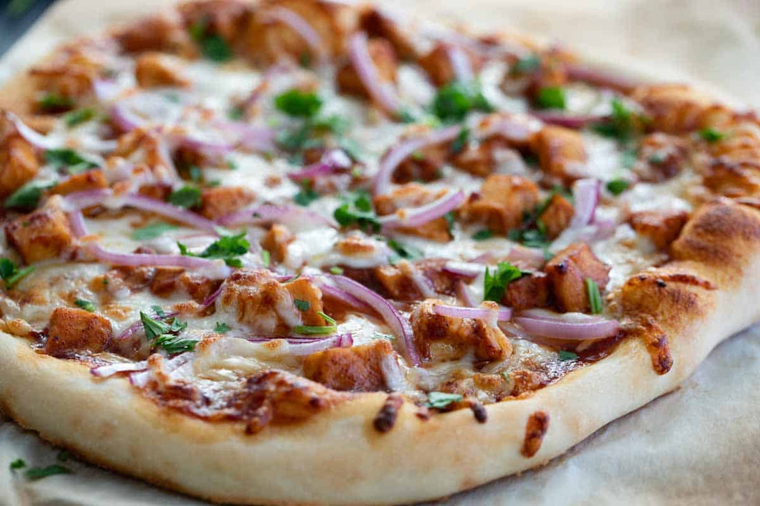 Homemade BBQ Chicken Pizza