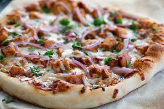 Homemade BBQ Chicken Pizza