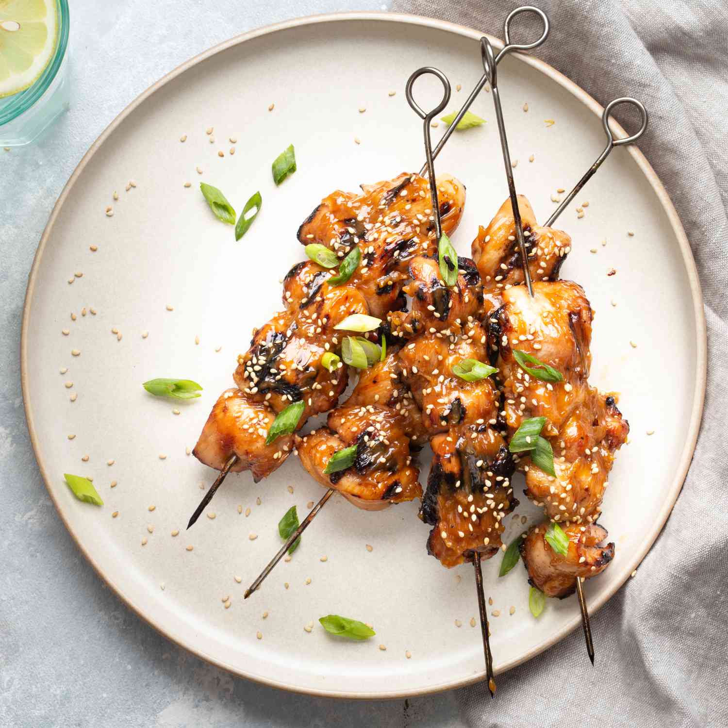 Honey Chipotle Chicken Skewers