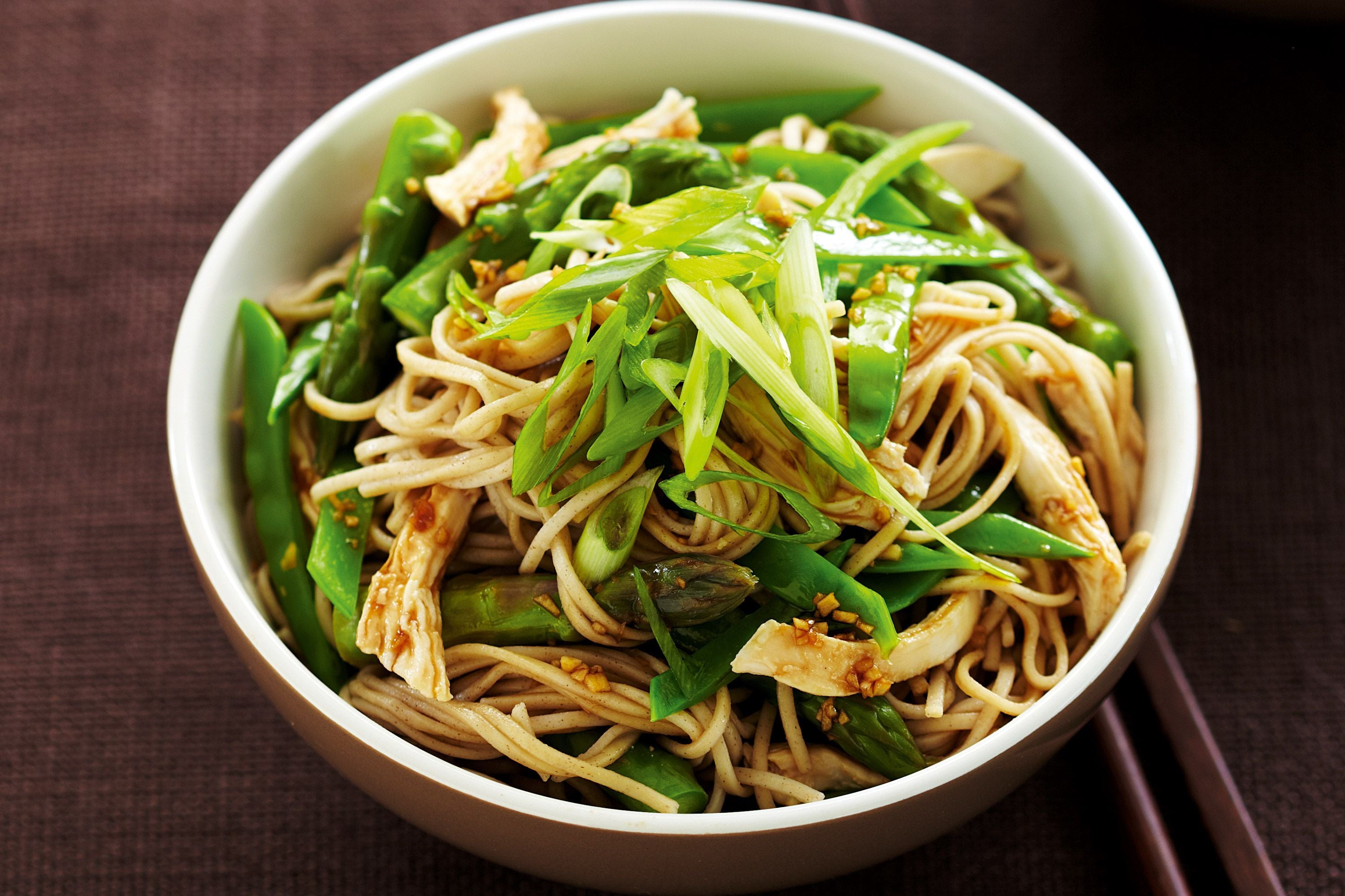 Asian Chicken Soba Noodle Salad