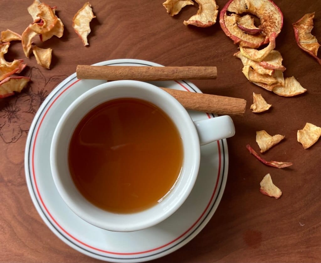 Spiced Homemade Ginger Cinnamon Tea