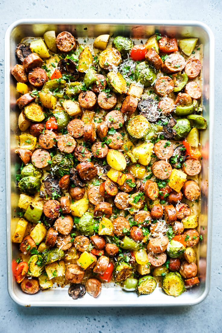 Sausage and Vegetable Sheet Pan Dinner