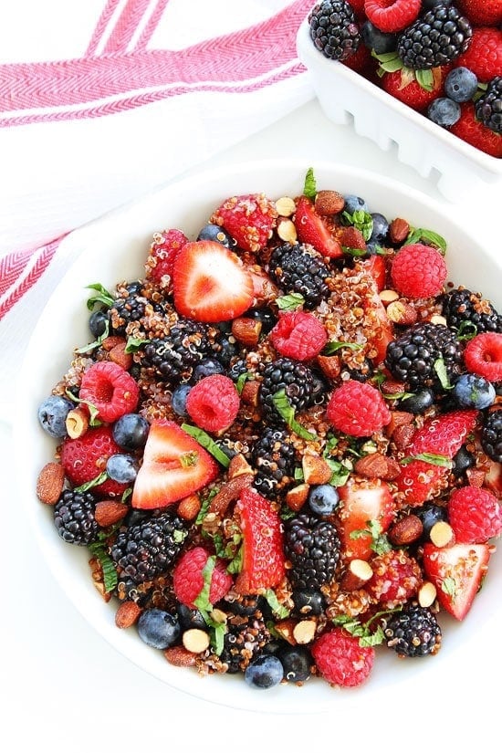 Mixed Berry Quinoa Salad