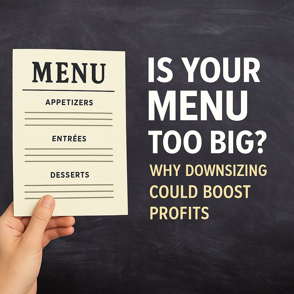 Is Your Menu Too Big? Why Downsizing Could Boost Profits